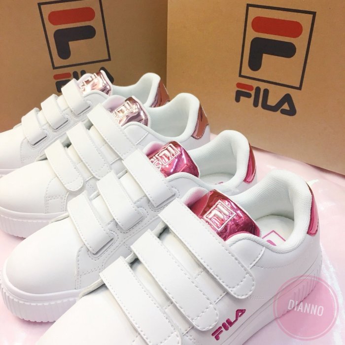 帝安諾-FILA BOLD SHINY 復古鞋 厚底鬆糕鞋 板鞋 玫瑰金 5-C601S-900