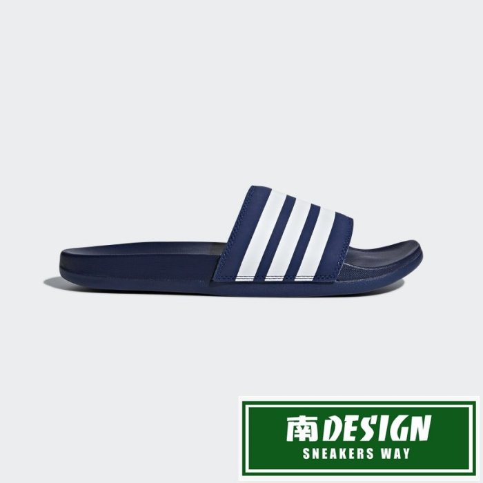 南 2021 3月Adidas ADILETTE COMFORT SLIDES B42114 藍白色 愛迪達 拖鞋 男女