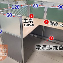 【簡素材二手OA辦公家具場.二手好物】1-30人多人漂亮鋁合金屏風組合