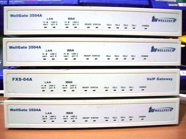 gateway 4-port ITG 4FXS 得伯樂 Free EIA2004 VOIP GATEWAY FXS-04A 3054 網路電話閘道器#