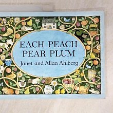 【書寶二手書T1／文學_BHL】Each peach pear plum_Janet and Allan Ahlberg