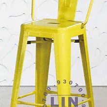 【品特優家具倉儲】@R5801-04餐椅造型椅工業風大靠背吧椅A-30H