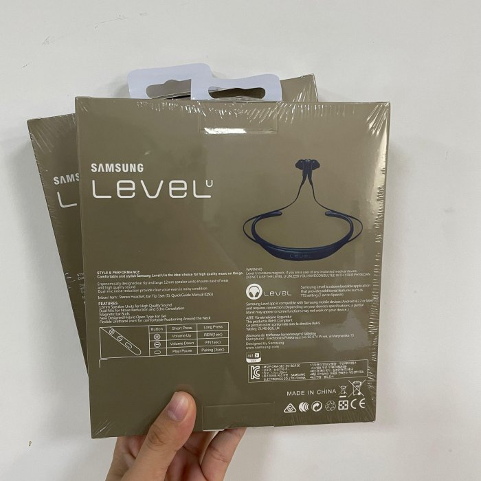 藍牙耳機 三星Level 920 降噪藍牙運動耳機 原裝 項圈頸掛式 骨傳導適用 藍芽耳機