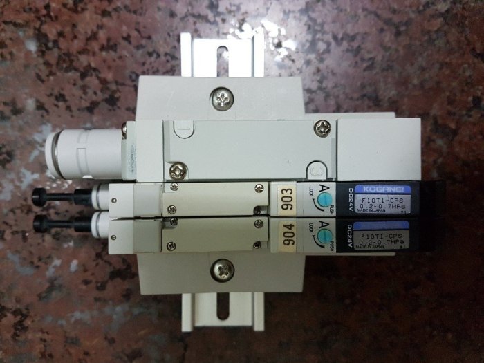 Koganei Block Pneumatic F10M2NJ*1, F10T1-CPS*2