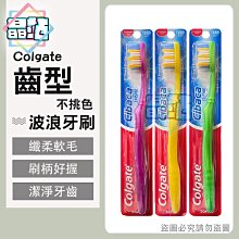 【晶站】Colgate 高露潔 齒型不挑色波浪牙刷 不挑色 軟毛牙刷 成人牙刷 清潔牙齒