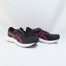 ASICS GEL-CONTEND 8 女款 1012B319008 慢跑鞋 D楦 黑x紫【iSport愛運動】