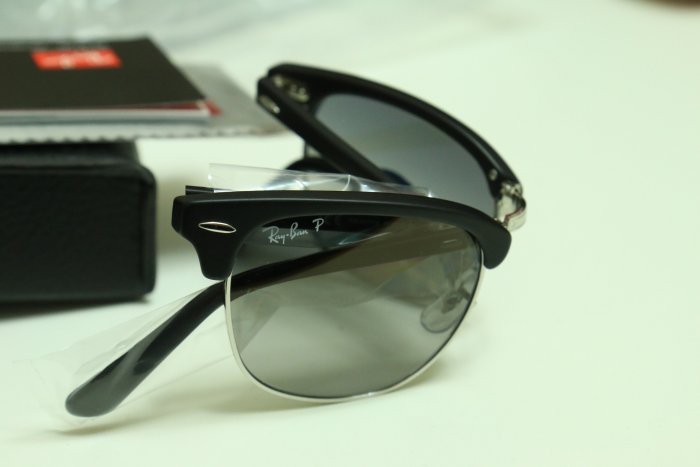 [P S]全新正品 RayBan 雷朋 RB2176 摺疊墨鏡 霧黑框 偏光鏡片901S/M8 (RB3016 折疊款)