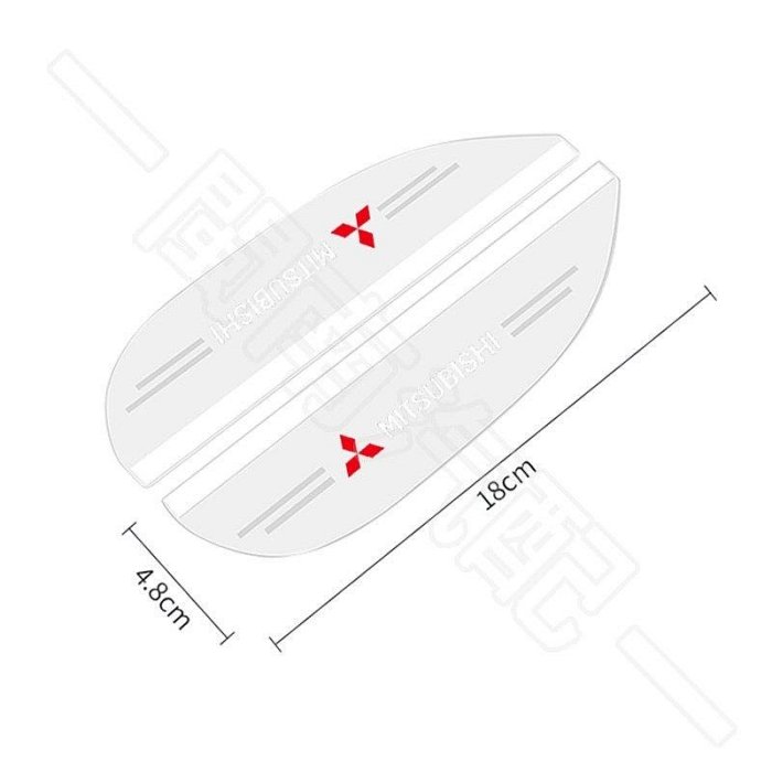 新款推薦 Mitsubishi 三菱 汽車後視鏡雨眉 Colt Plus Outlander Lancer 透明 後視鏡