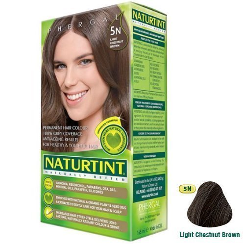 【seven健康小舖】【Naturtint 赫本染髮劑】 (5N淺棕黑色)