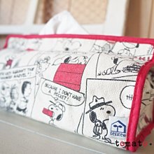 ˙ＴＯＭＡＴＯ生活雜鋪˙日本進口雜貨史努比家族漫畫圖印軟式抽取式專用面紙套