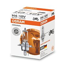 晶站 德製 OSRAM 機車大燈泡 原廠大燈 歐司朗 鹵素燈泡 原廠清光 清光燈泡 H4 55W OSRAM總代理