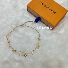 《真愛名牌精品》LV  M64855 BLOOMING 金吊飾項鍊**全新**代購