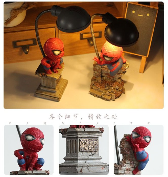 正品 現貨 蜘蛛人 小夜燈  超萌 Marvel Spider Man 漫威 可愛 迪士尼 禮物 限量 可刷卡~