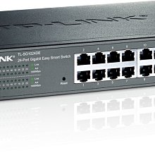 TP-LINK TL-SG1024DE 24埠 Gigabit簡易智慧型交換器【風和網通】