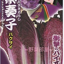 【野菜部屋~】G10 紫奏子結球白菜種子1粒 , 視覺味覺極佳 , 每包15元 ~