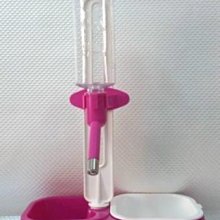 【阿肥寵物生活】台灣精品-新款可調式直立飲水餵食器 637H -桃紅色