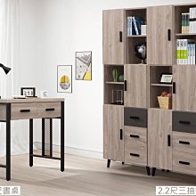 【尚品傢俱】895-40 安科納 2.7尺雙色書桌 / 4尺雙色書桌