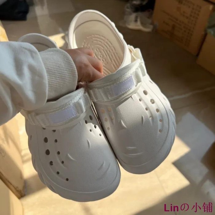 Linの小鋪CROCS Echo Clog 波波克駱格 洞洞鞋 戶外涼鞋 防滑 輕便 舒適 適合旅行#207937