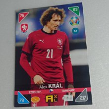 EURO 2020 - KICK-OFF 2021捷克足球明星ALEX KRAL少見一張~10元起標