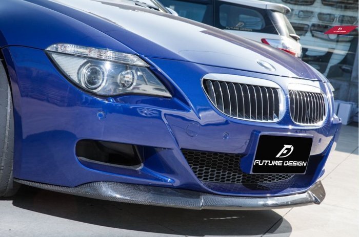 【政銓企業有限公司】BMW E63 E64 M6 V款 V牌 碳纖維 卡夢 前下巴 現貨供應 免費安裝