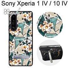 【apbs】減震立架手機殼 [歌德玫瑰] Sony Xperia 1 IV / 10 IV