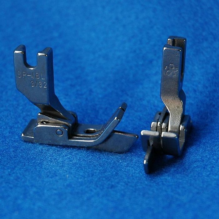 鋼鐵工業縫紉機壓腳 左邊SP18L活動式縫份壓� 銀色 1/4 Y361sp18l