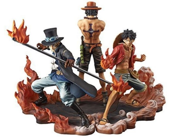 鼎飛臻坊 ONE PIECE 海賊王 航海王 DXF 三兄弟 魯夫 & 艾斯 & 薩波 公仔 日本正版