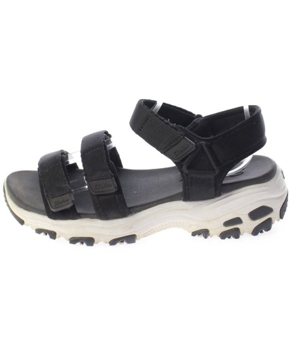 Skechers 涼鞋 運動涼鞋 運動鞋 健走鞋 記憶鞋墊 增高款 DLITES SANDAL 31514BLK