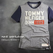 ☆【TH男生館】☆【TOMMY HILFIGER LOGO貼布短袖T恤】☆【TOM001H3】(L)