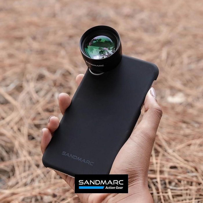 SANDMARC 【進階版】2X 長焦手機近攝鏡頭 (贈 iPhone 背蓋 與 安卓共用鏡頭夾具)【台灣總代理】