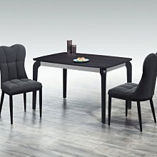 【DH】商品貨號A886-1商品名稱《31》130CM餐桌 (圖一)木面+8mm玻璃.備有餐椅可搭配/另計.台灣製
