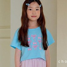 5~11 ♥上衣(藍色) CHOUETTE-1 24夏季 CHO40410-074『韓爸有衣正韓國童裝』~預購