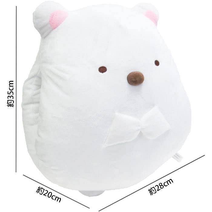 角落生物 Sumikko Gurashi 公仔白熊，暖手枕/靠枕/公仔/，30cm
