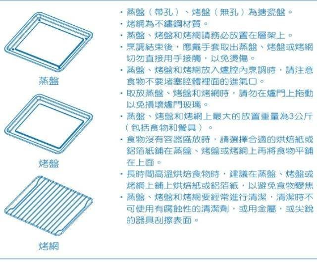 聲寶 蒸氣烘烤爐 KZ-SD35W 烤盤 蒸盤 烤網 原廠配件    【皓聲電器】