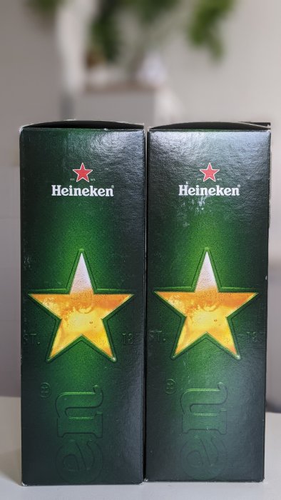 阿姆斯特丹 海尼根博物館購入 Heineken海尼根 啤酒杯 五芒星商標 經典啤酒杯 250ML (2只一起賣)