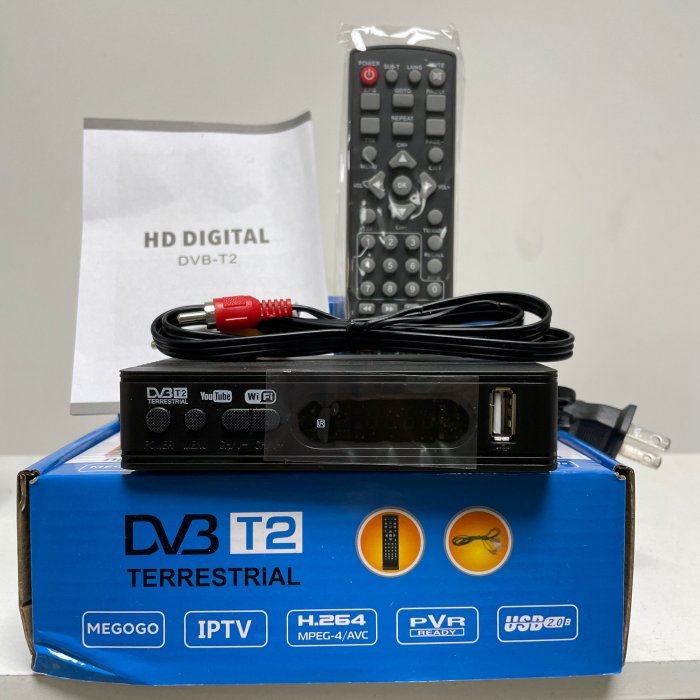 台灣熱賣 機皇 22電台電視機 地面無線數位機上盒DVB-T T2 MPEG4高清節目 DTVC數位電視機上盒