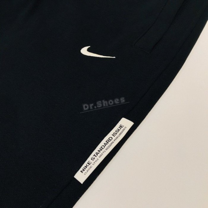 【Dr.Shoes 】Nike DRY 刺繡小LOGO 男褲 棉褲 抽繩 縮口 運動長褲 CK6366-010 063