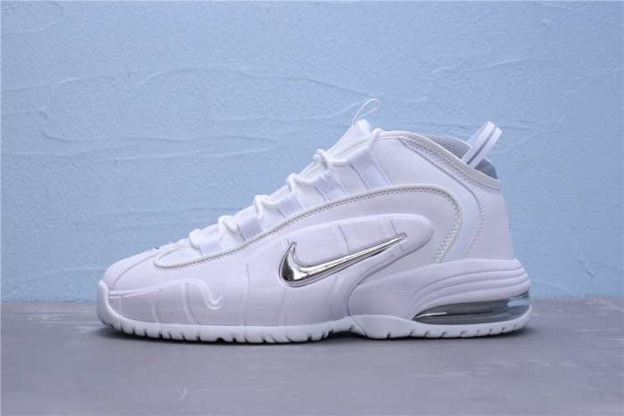 NIKE AIR MAX PENNY 1 White Metallic 全白 銀勾 籃球鞋 男鞋 685153-100