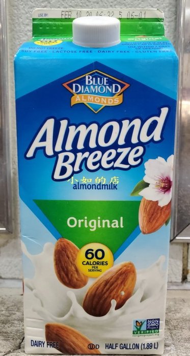 【小如的店】COSTCO好市多代購~BLUE DIAMOND 營養杏仁飲(每瓶1.89L)