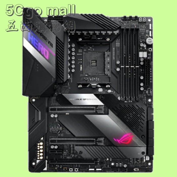 5Cgo【福利品】全新僅拆封 ASUS華碩 ASUS ROG CROSSHAIR VIII HERO(WI-FI) 含稅