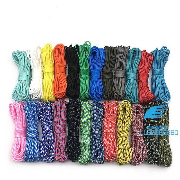 編織線 繩子 編織繩子 2mm傘繩 手鍊編織線 DIY手環細圓繩子配件編織材料【漁戶外運動】