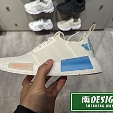 南🔥2023 3月 ADIDAS OG NMD_R1 BOOST底 針織 彈性 運動 休閒 女款 白藍 IE9612