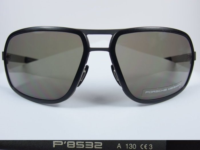 信義計劃 眼鏡 全新真品 PORSCHE DESIGN P8532 保時捷 太陽眼鏡 鈦金屬 膠框 雷朋款 可配 抗藍光