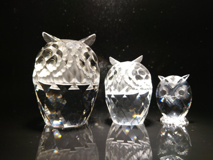 施華洛世奇 水晶 貓頭鷹 Swarovski 收藏 擺飾 禮品