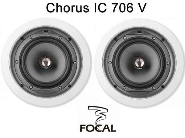 台中『 崇仁視聽音響 』FOCAL Chorus IC 706 V 吸頂式 & 崁入式喇叭 ( 一對)