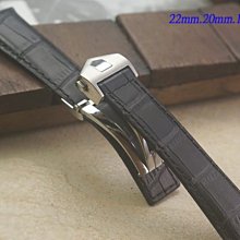 【時間探索】 全新高級特殊按壓式摺疊扣 (豪雅 TAG HEUER 代用18mm)單購錶扣