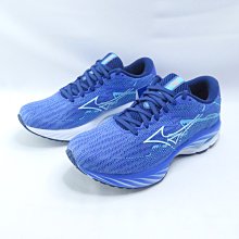 Mizuno WAVE RIDER 27 女慢跑鞋  J1GD230325 靛青藍【iSport愛運動】