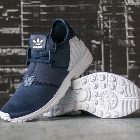 全新adidas Originals ZX FLUX PLUS 藍白海軍藍小Y3 武士S79061 NMD 