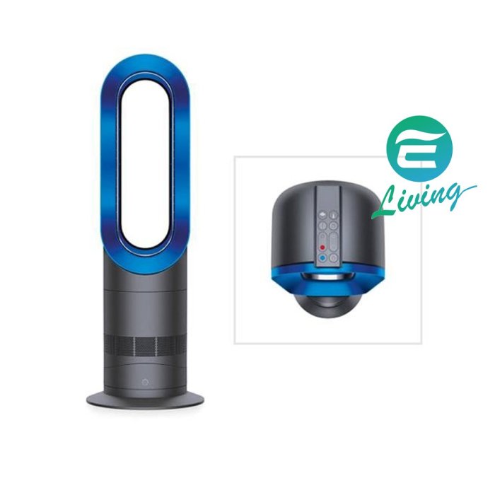 【易油網】【缺貨】DYSON AM09 藍 Hot+COLD 冷暖兩用電暖器 福利品 涼風扇 藍