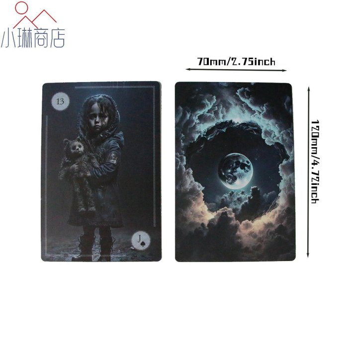 滿額包郵 The Moonlight Night Oracle Deck 月光之夜神諭卡 桌游卡牌-小琳商店